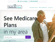 Tablet Screenshot of medicarevalue.com